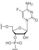 Unit Structure: 5-Fluoro-cytidine